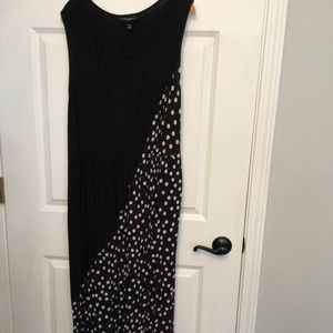 Asymmetrical maxi w/ pockets